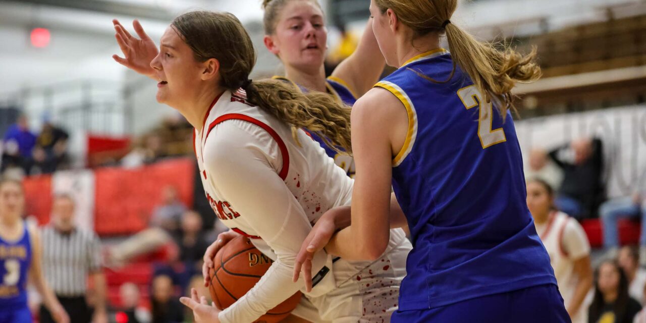 Lawrence High girls basketball absorbs 1st loss, falls to league foe Olathe South 57-34