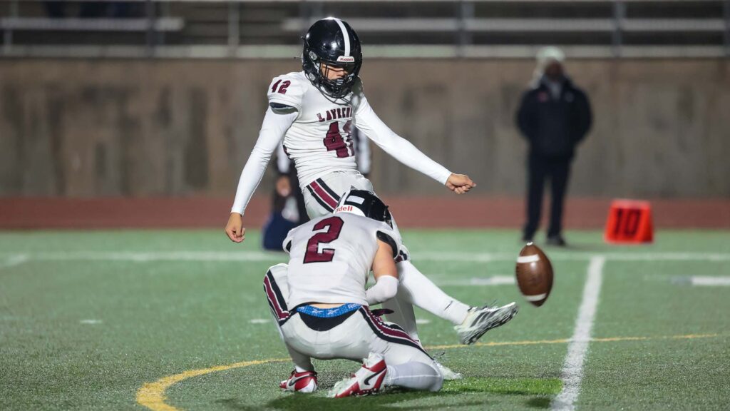 Lawrence High football vs. Shawnee Mission Northwest, playoff opener, action-18