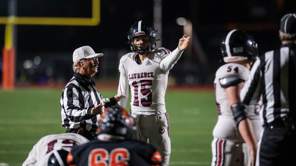 Lawrence High football vs. Shawnee Mission Northwest, playoff opener, action-43