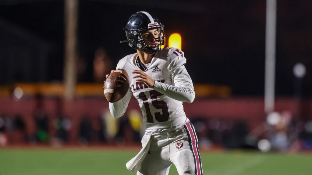 Lawrence High football vs. Shawnee Mission Northwest, playoff opener, action-44