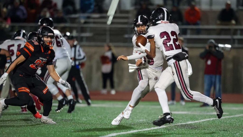 Lawrence High football vs. Shawnee Mission Northwest, playoff opener, action-5