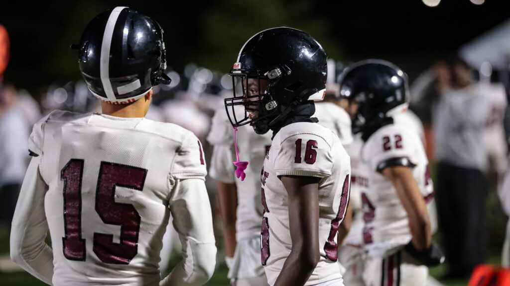 Lawrence High football vs. Shawnee Mission Northwest, playoff opener, action-50