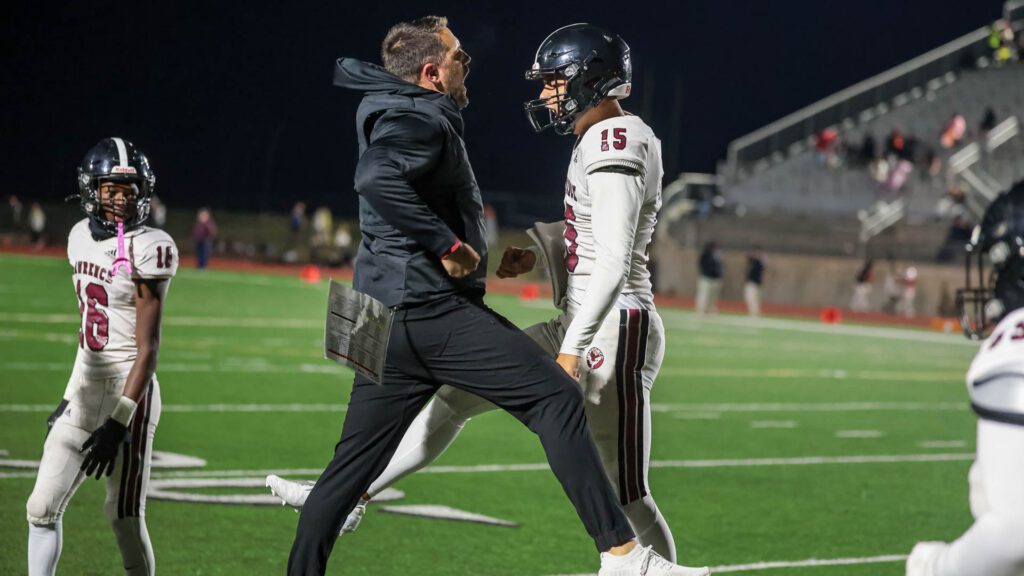 Lawrence High football vs. Shawnee Mission Northwest, playoff opener, action-66