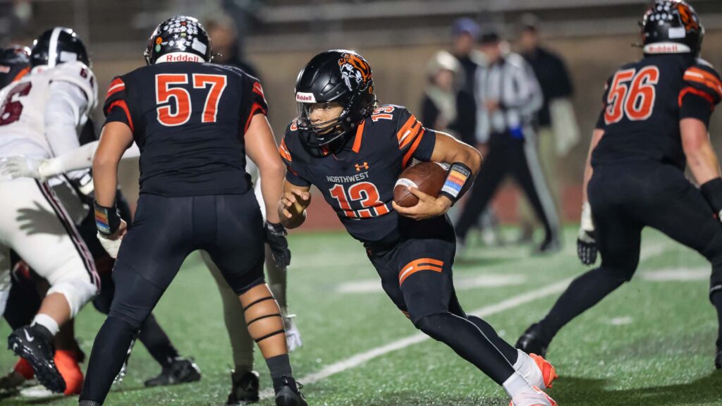 Lawrence High football vs. Shawnee Mission Northwest, playoff opener, action-67