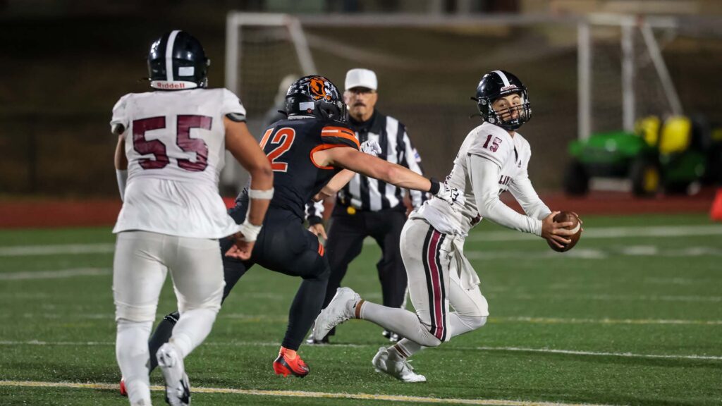 Lawrence High football vs. Shawnee Mission Northwest, playoff opener, action-69
