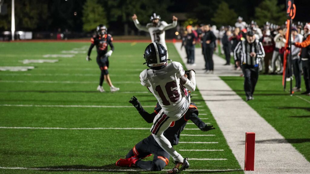 Lawrence High football vs. Shawnee Mission Northwest, playoff opener, action-74