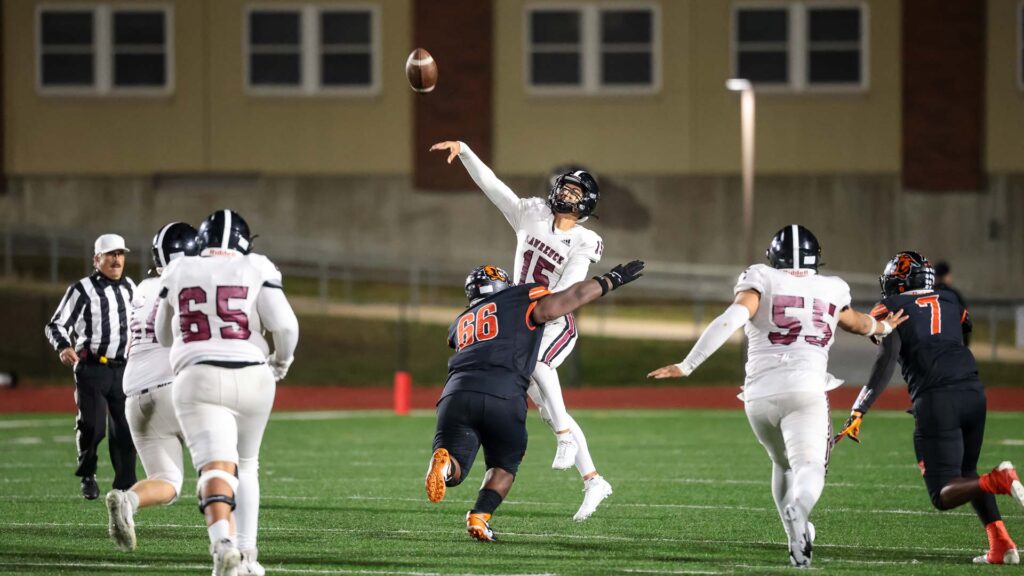 Lawrence High football vs. Shawnee Mission Northwest, playoff opener, action-81